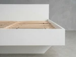 Łóżko lewitujące 140x200 białe DM2 z płyty meblowej