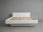 Łóżko lewitujące 180x200 białe DM2 z płyty meblowej