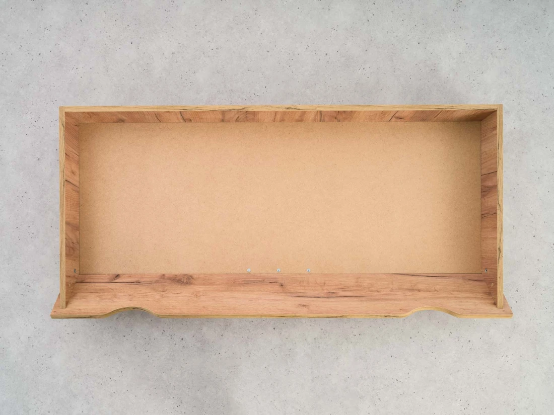 Łóżko lewitujące 140x200 dąb craft DM2 z płyty meblowej