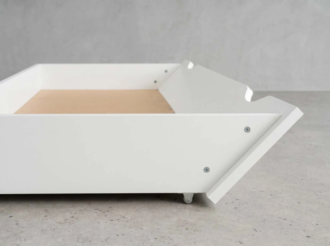 Łóżko lewitujące 180x200 białe DM2 z płyty meblowej