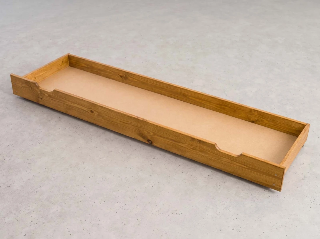 Szuflada pod łóżko sosnowa 198cm dąb