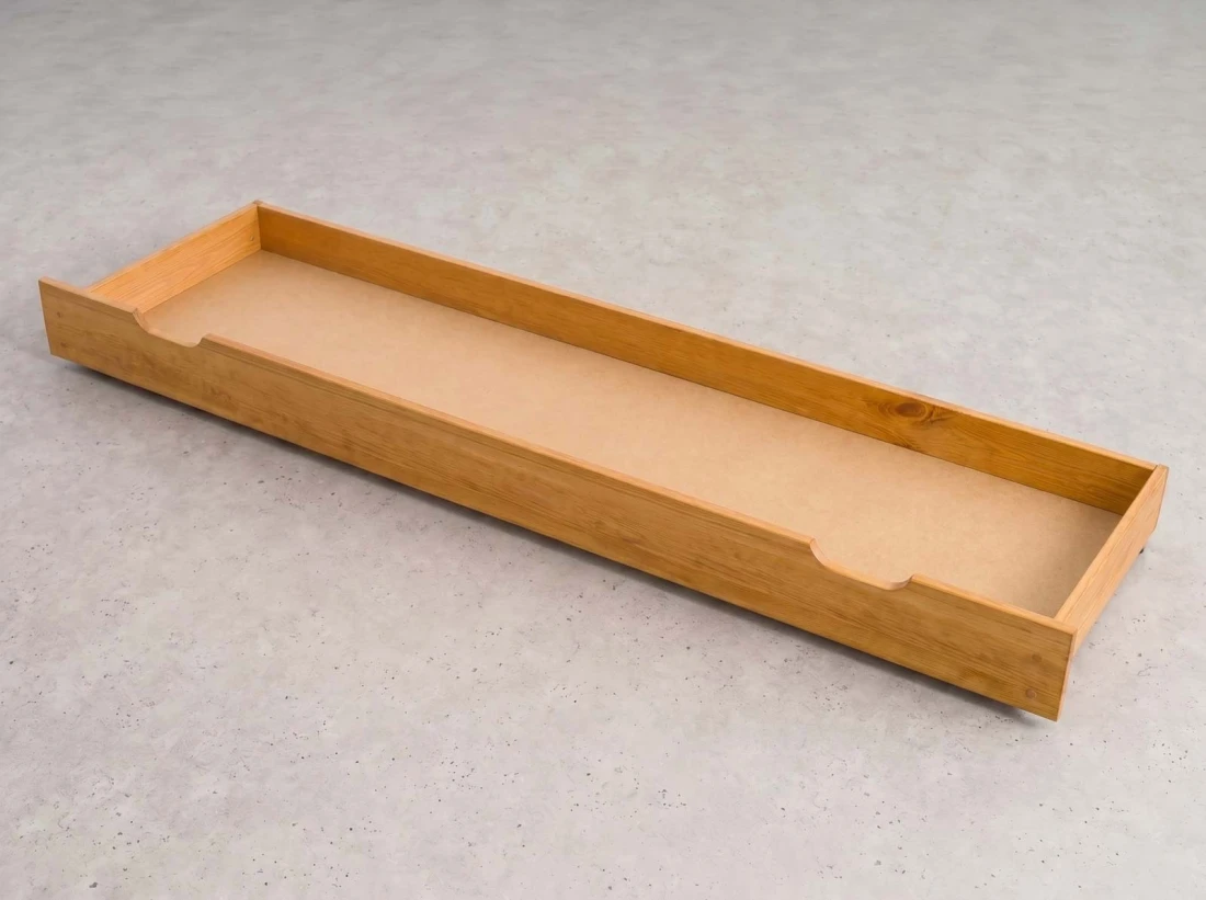 Szuflada pod łóżko sosnowa 198cm olcha