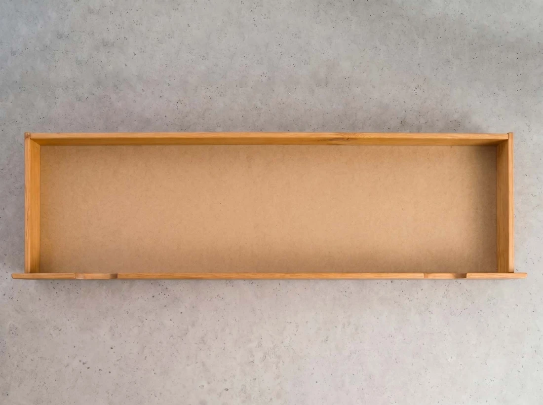 Szuflada pod łóżko sosnowa 198cm olcha