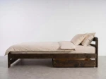 Szuflada pod łóżko sosnowa 98cm orzech
