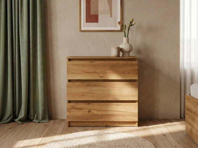 Komoda z płyty meblowej 3S 70x77 cm Fabio Craft