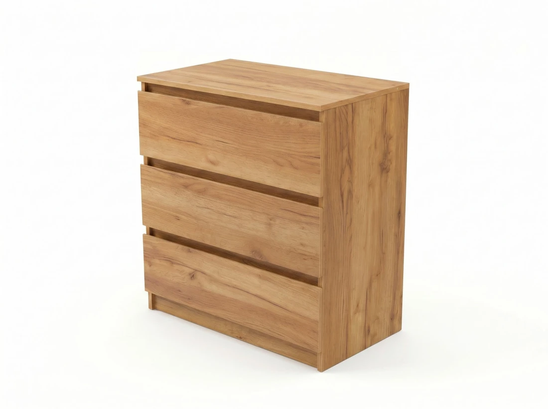 Komoda z płyty meblowej 3S 70x77 cm Fabio Craft