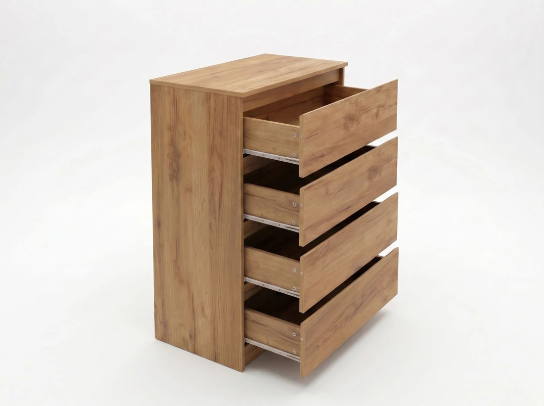 Komoda z płyty meblowej 4S 70x100 cm Fabio Craft