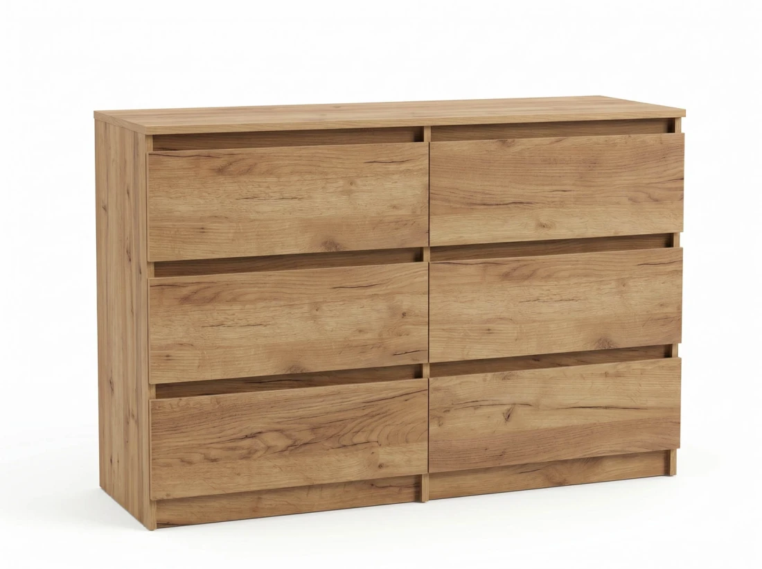 Komoda z płyty meblowej 6S 120x77 cm Fabio Craft