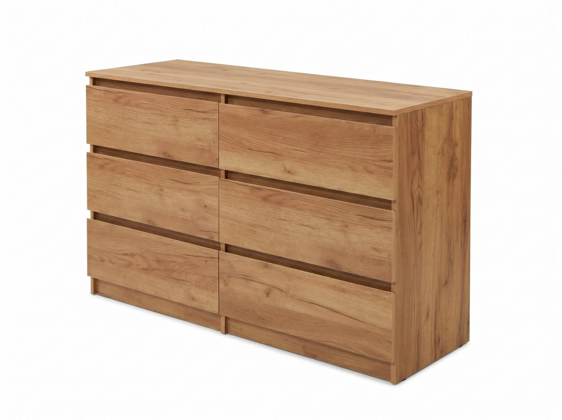 Komoda z płyty meblowej 6S 120x77 cm Fabio Craft