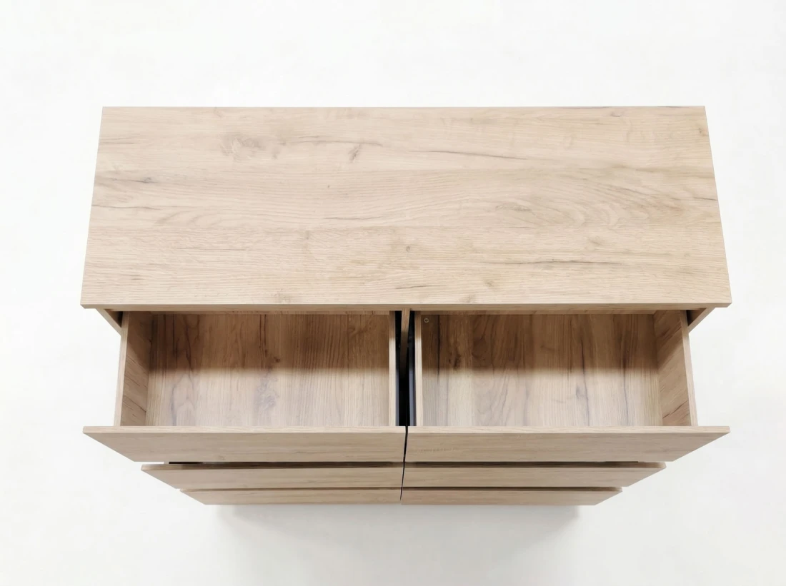 Komoda z płyty meblowej 6S 120x77 cm Fabio Sonoma