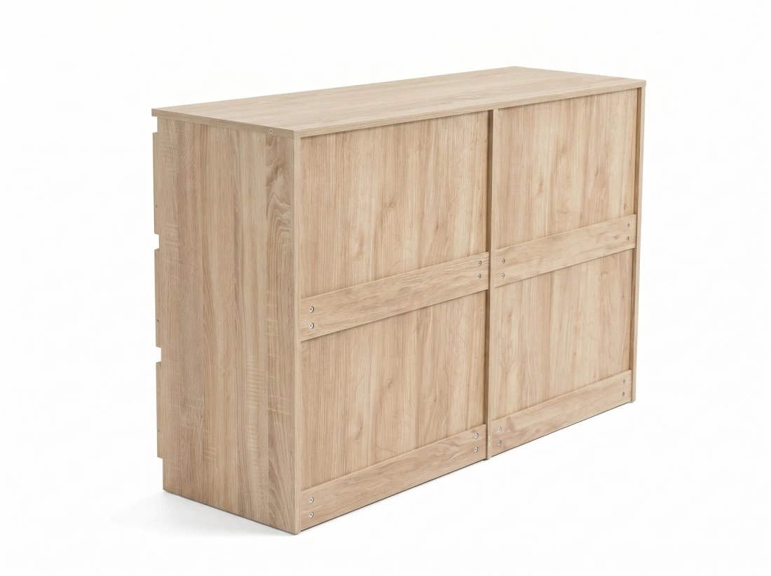 Komoda z płyty meblowej 6S 120x77 cm Fabio Sonoma