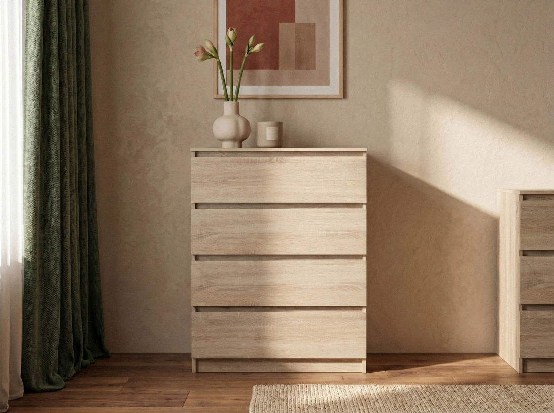 Komoda z płyty meblowej 4S 70x100 cm Fabio Sonoma