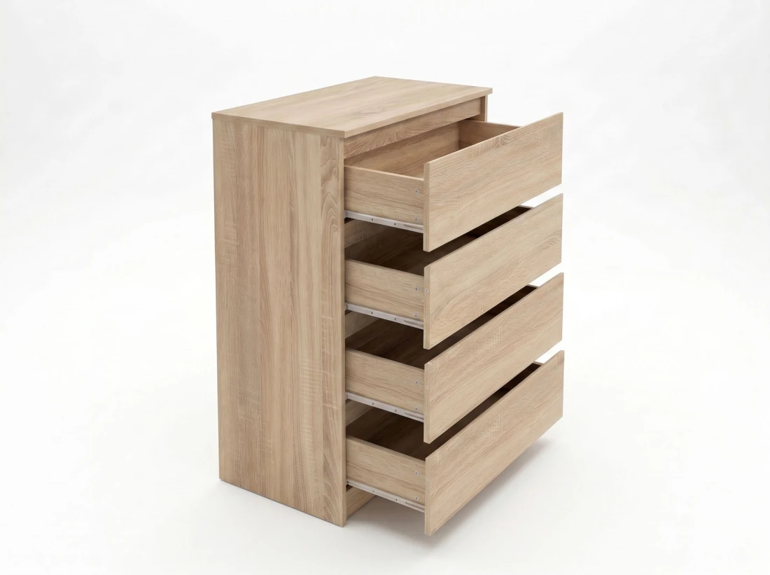 Komoda z płyty meblowej 4S 70x100 cm Fabio Sonoma