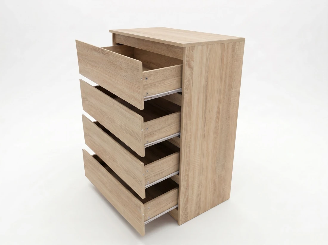 Komoda z płyty meblowej 4S 70x100 cm Fabio Sonoma