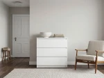 Komoda z płyty meblowej 3S 70x77 cm Fabio Biała