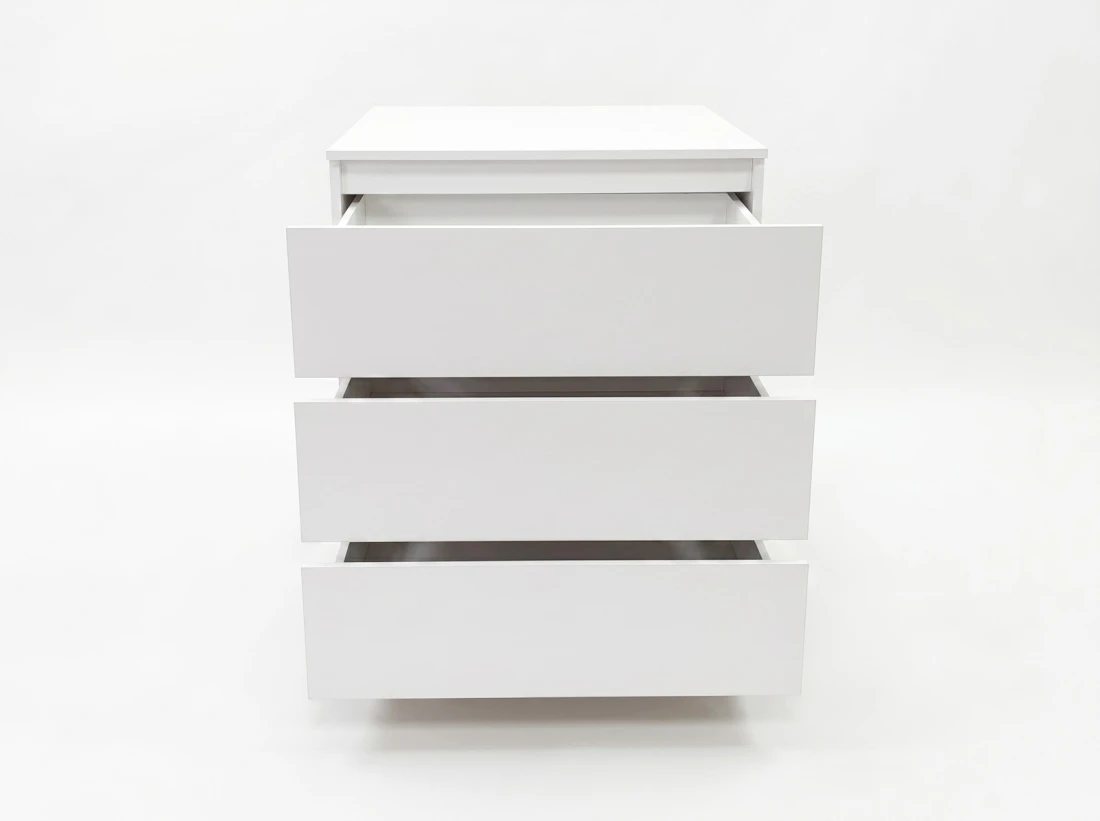 Komoda z płyty meblowej 3S 70x77 cm Fabio Biała