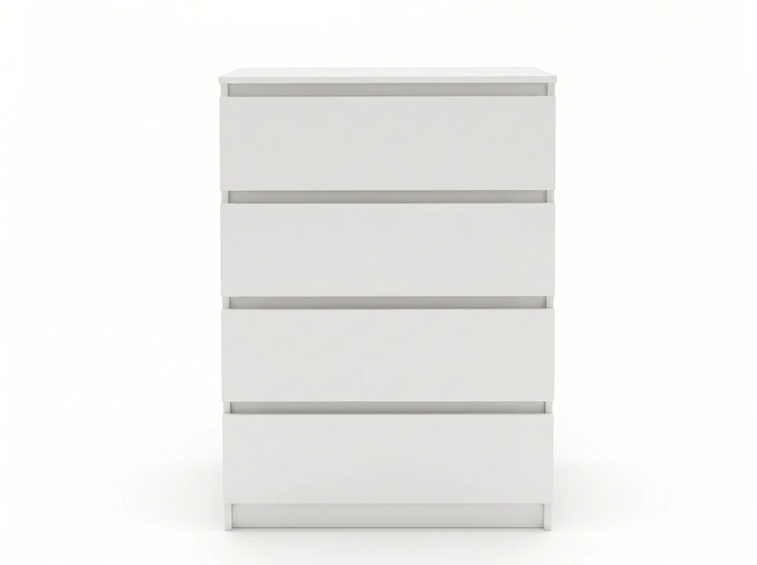 Komoda z płyty meblowej 4S 70x100 cm Fabio Biała