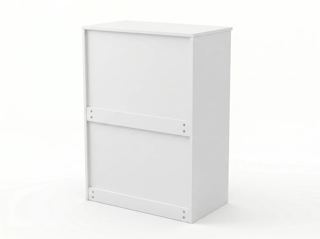 Komoda z płyty meblowej 4S 70x100 cm Fabio Biała