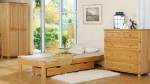 Outlet - Łóżko drewniane Ada 80x200 olcha 