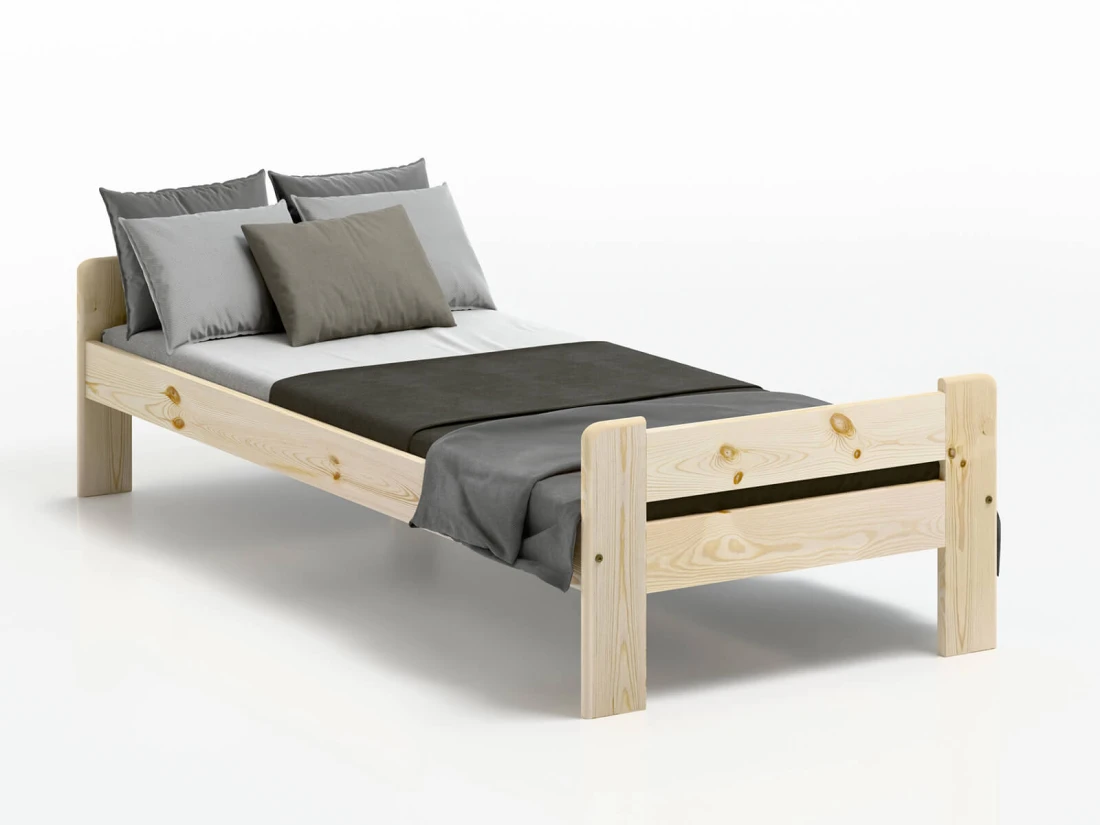 Outlet - Łóżko sosnowe Milena 90x200 sosna
