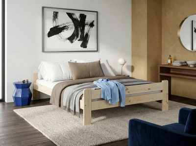Outlet - Łóżko sosnowe Milena 120x200 sosna