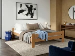 Outlet - Łóżko sosnowe Milena 160x200 olcha