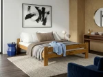 Outlet - Łóżko sosnowe Milena 160x200 dąb