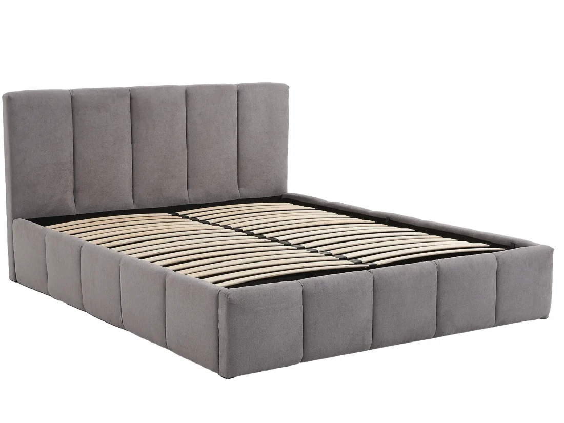 OUTLET - Łóżko tapicerowane z pojemnikiem 160x200 PRO line 18 kolor Soro 90 
