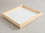 Łóżko piętrowe 3 osobowe drewniane 90x200 z szufladami P3S sosna