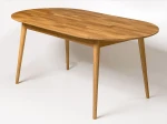 OUTLET - Stół dębowy owalny 170x90 Bergen olej intense 