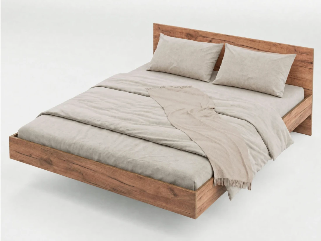 łóżko dm2 w jasnym kolorze