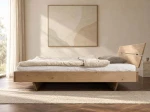 Łóżko Dębowe 160x200cm Lewitujące Rossano