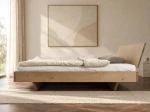 Łóżko Dębowe 180x200cm Lewitujące Piacenza