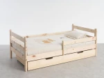 Łóżko dziecięce 160x80 z szufladą Kacperek sosna