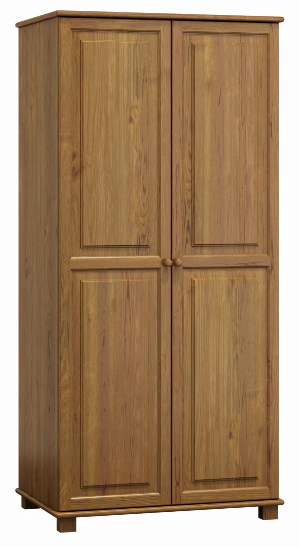 OUTLET - Szafa drewniana 2D nr2 wieszak S80 dąb 