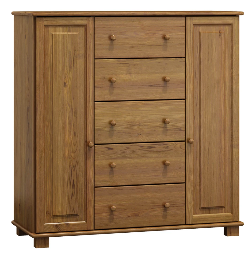 OUTLET - Komoda drewniana sosnowa nr60 g47 dąb 