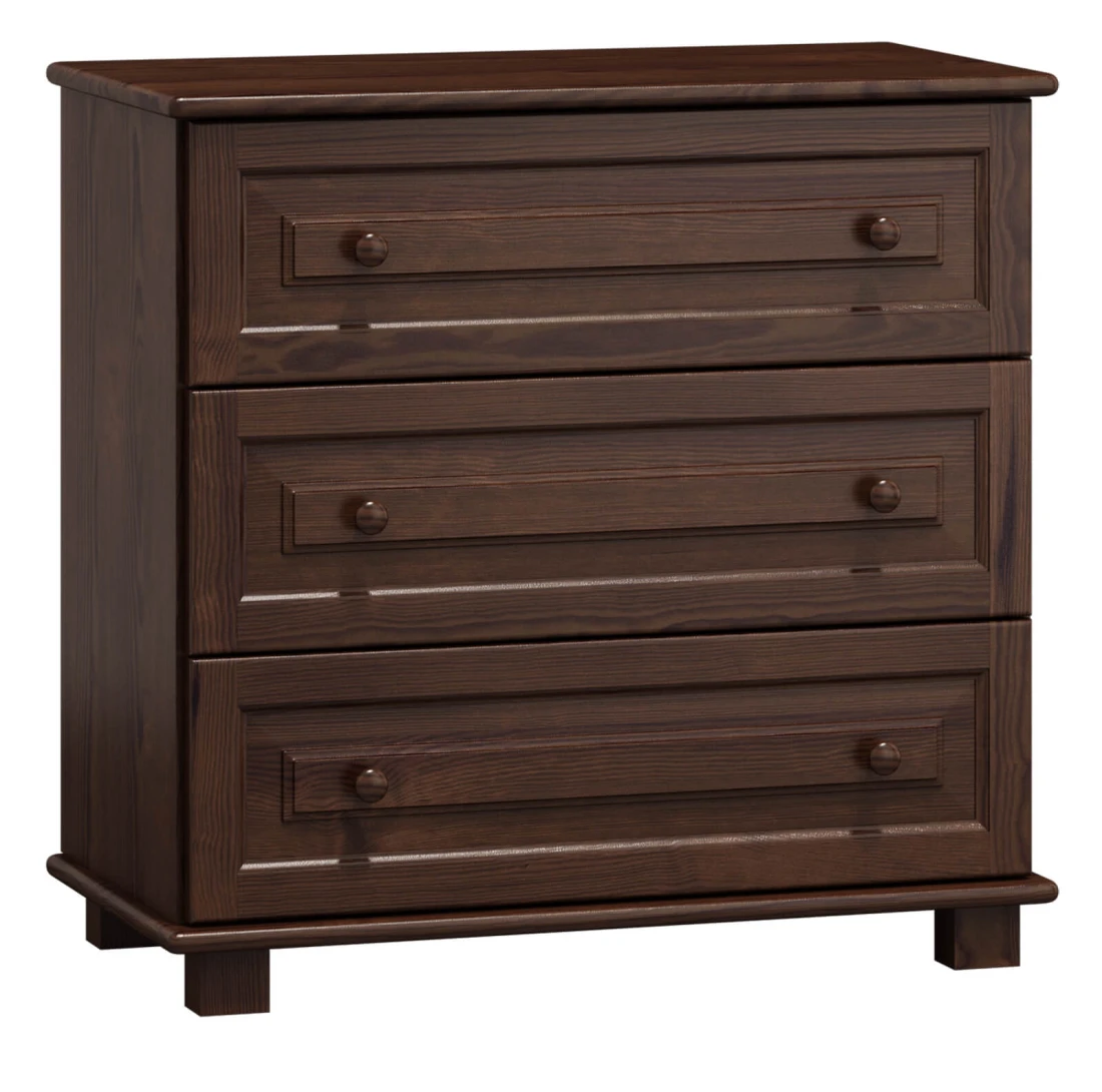 OUTLET - Komoda sosnowa drewniana nr6 g42 orzech 