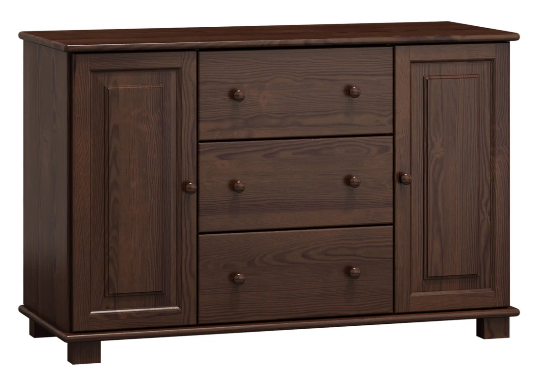 OUTLET - Komoda drewniana sosnowa nr43 g42 orzech 