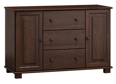 OUTLET - Komoda drewniana sosnowa nr43 g42 orzech 
