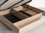 Łóżko lewitujące z pojemnikiem 120x200 dąb sonoma DM2