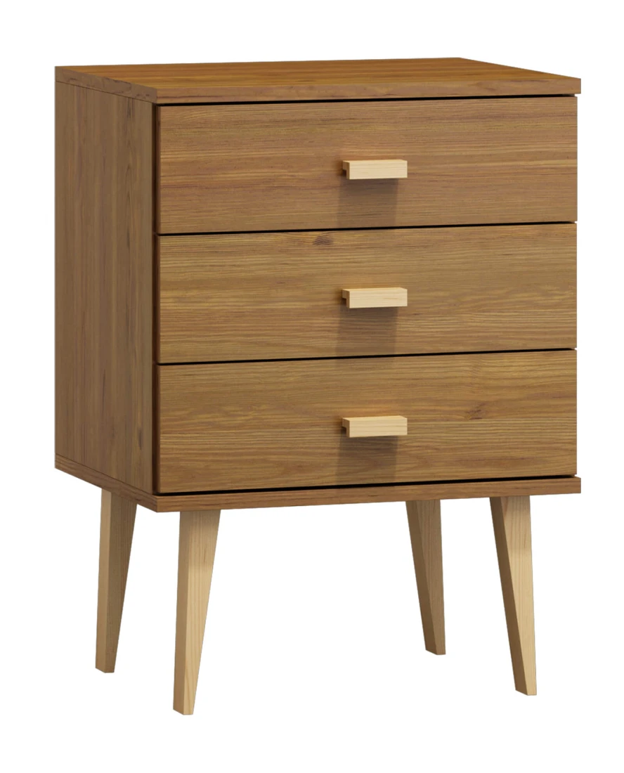 OUTLET - Komoda sosnowa drewniana Venuci nr 1 59 cm 3s 
