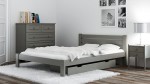 OUTLET - Łóżko sosnowe Azja 160x200 szare