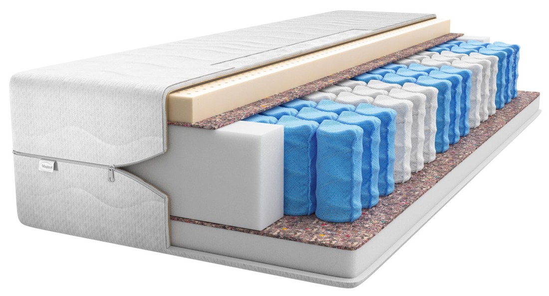 Materac kieszeniowy Korfu 120x200 lateks