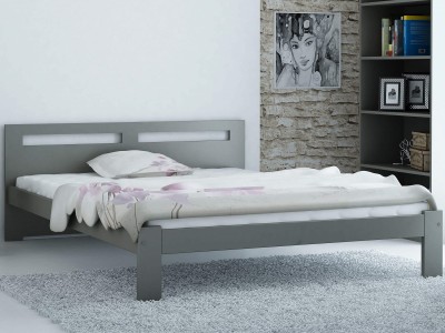 Outlet - Łóżko DMD1 120x200 Szare