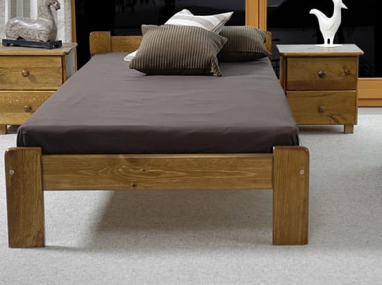 Łóżko sosnowe Celinka 90x200 dąb