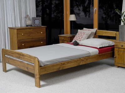 Łóżko sosnowe Klaudia 140x200 dąb