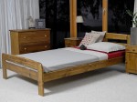 Łóżko sosnowe Klaudia 160x200 dąb