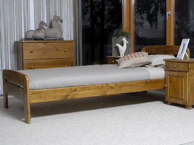 Łóżko sosnowe Klaudia 90x200 dąb