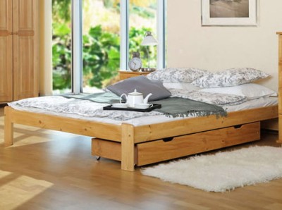 Łóżko drewniane Ada 120x200 olcha