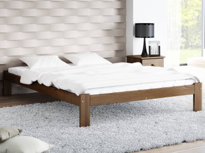 Łóżko drewniane Irys 160x200 Eko orzech